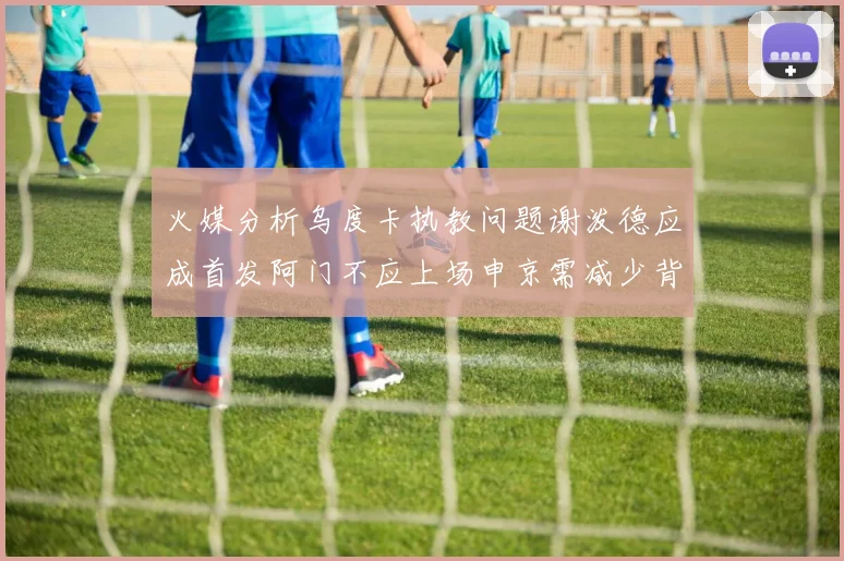 火媒分析乌度卡执教问题谢泼德应成首发阿门不应上场申京需减少背打次数