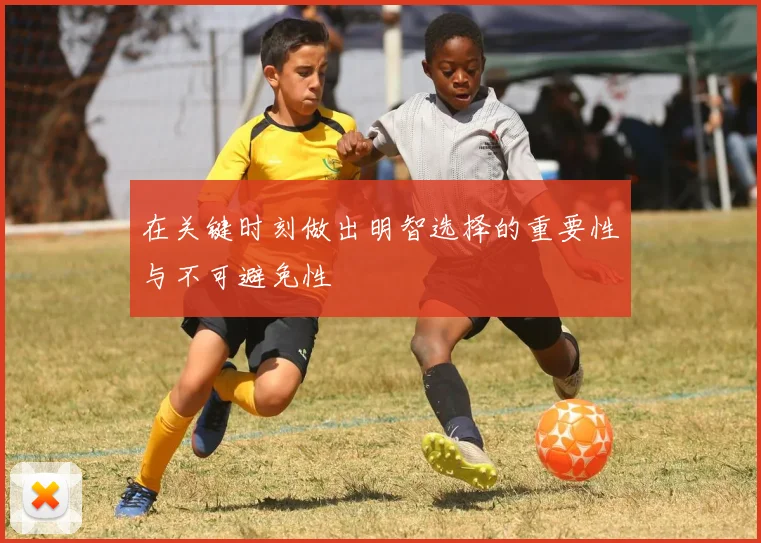 在关键时刻做出明智选择的重要性与不可避免性